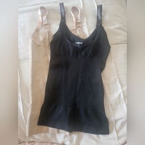 Bebe Black and Cream Camisole Set - New Without Tags